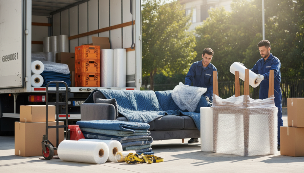 خدمات نقل الأثاث بالتغليف