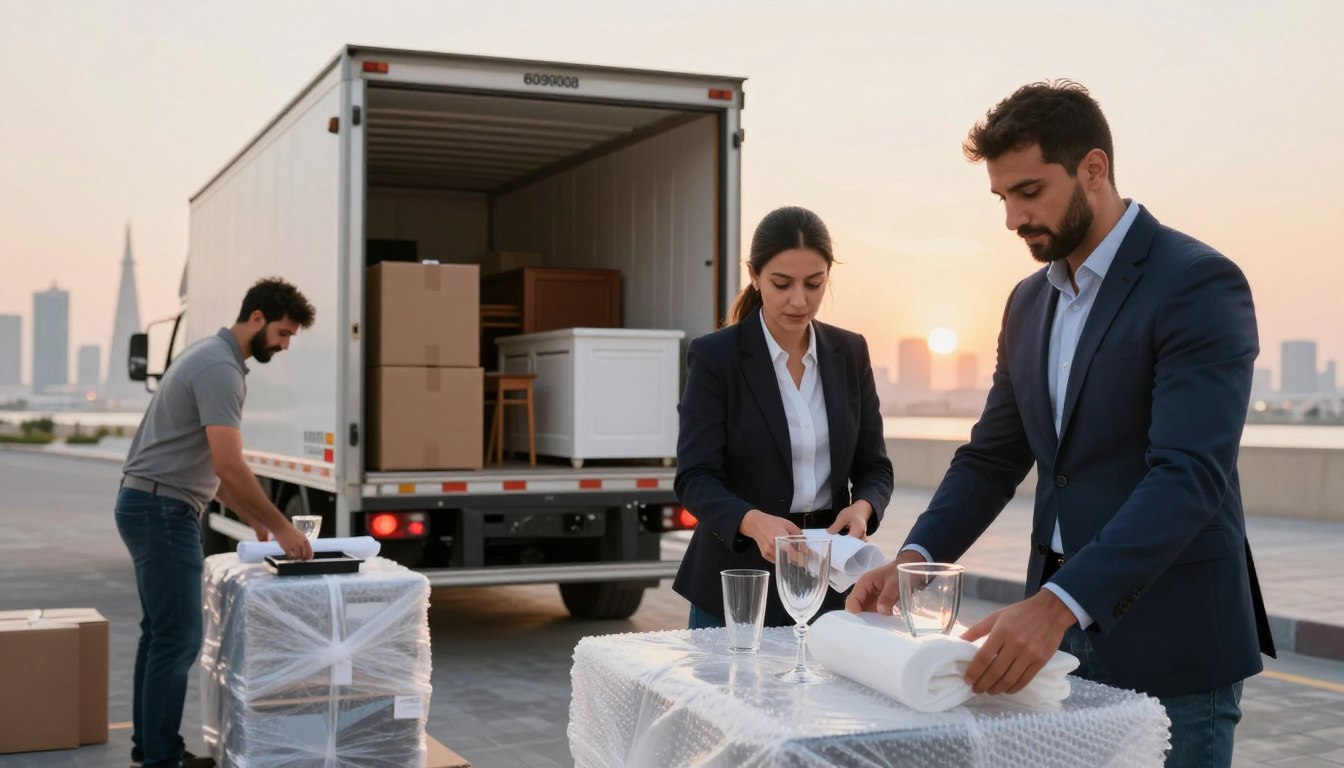 نقل عفش الكويت مع تغليف احترافي وحماية كاملة