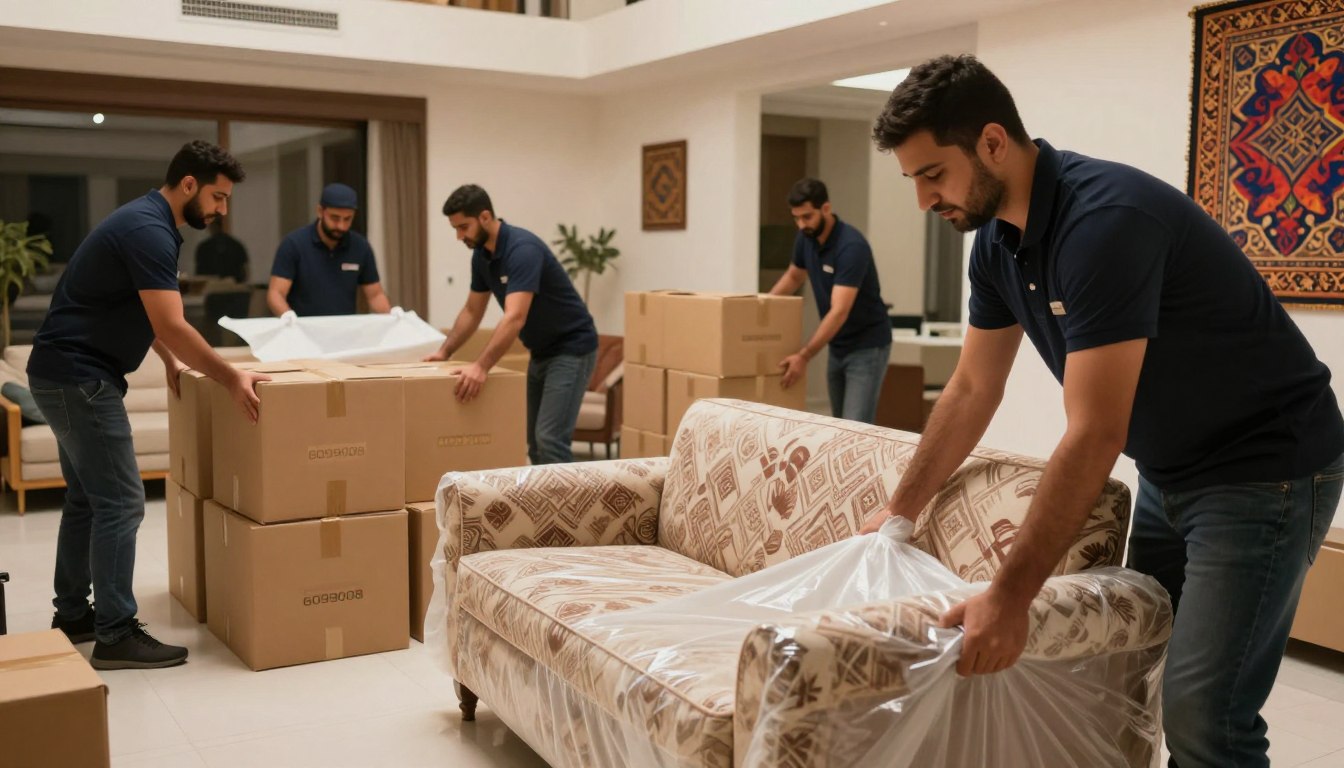 نقل عفش بالكويت مع الفك والتركيب والتغليف