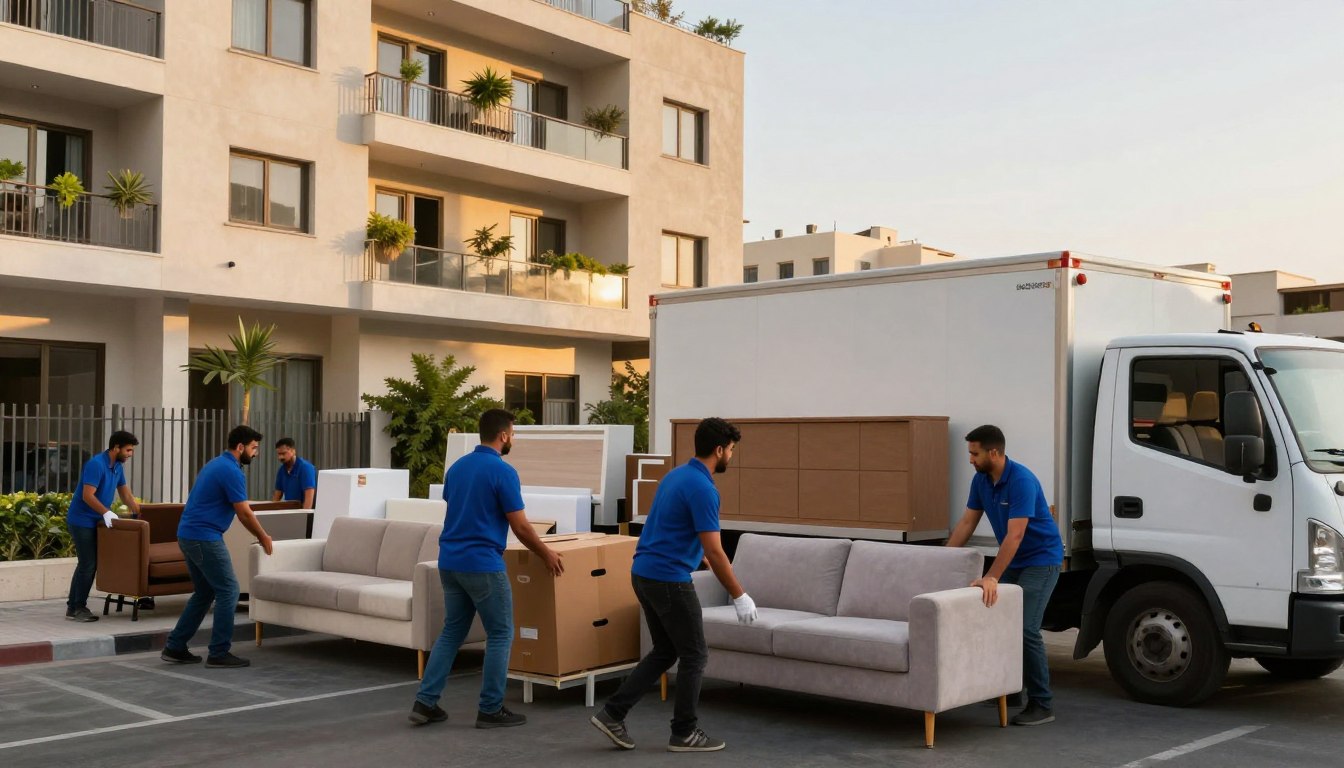 نقل عفش داخل الكويت بسهولة وسرعة عالية