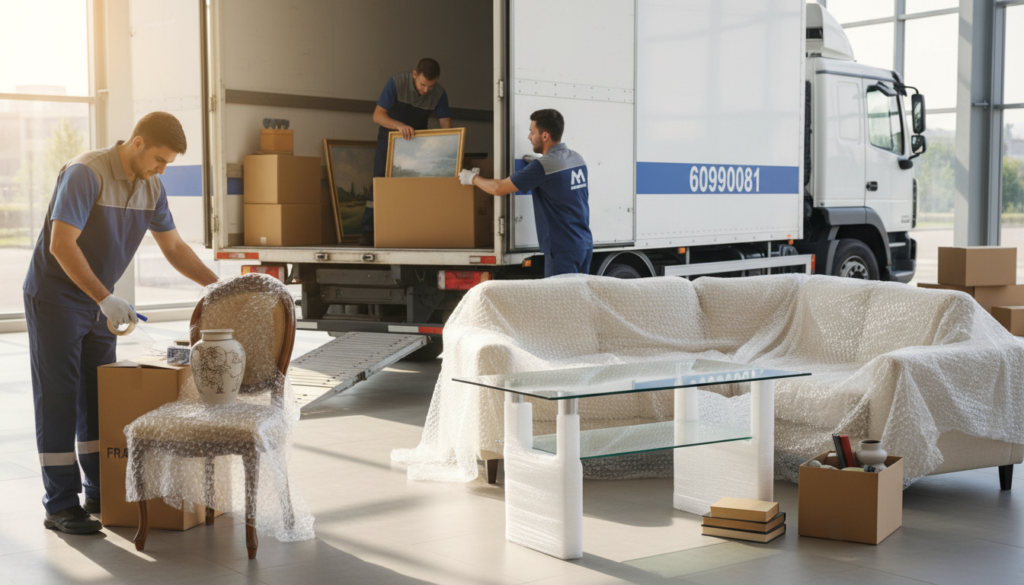 نقل عفش مع تغليف وحماية كاملة