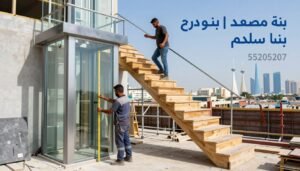 بناء مصاعد | بناء درج | بناء سلالم |📞55205207 | بناء سلم | بناء درج خار
